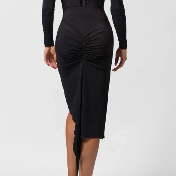 Latin dance practice skirt - Picture 3 of 6